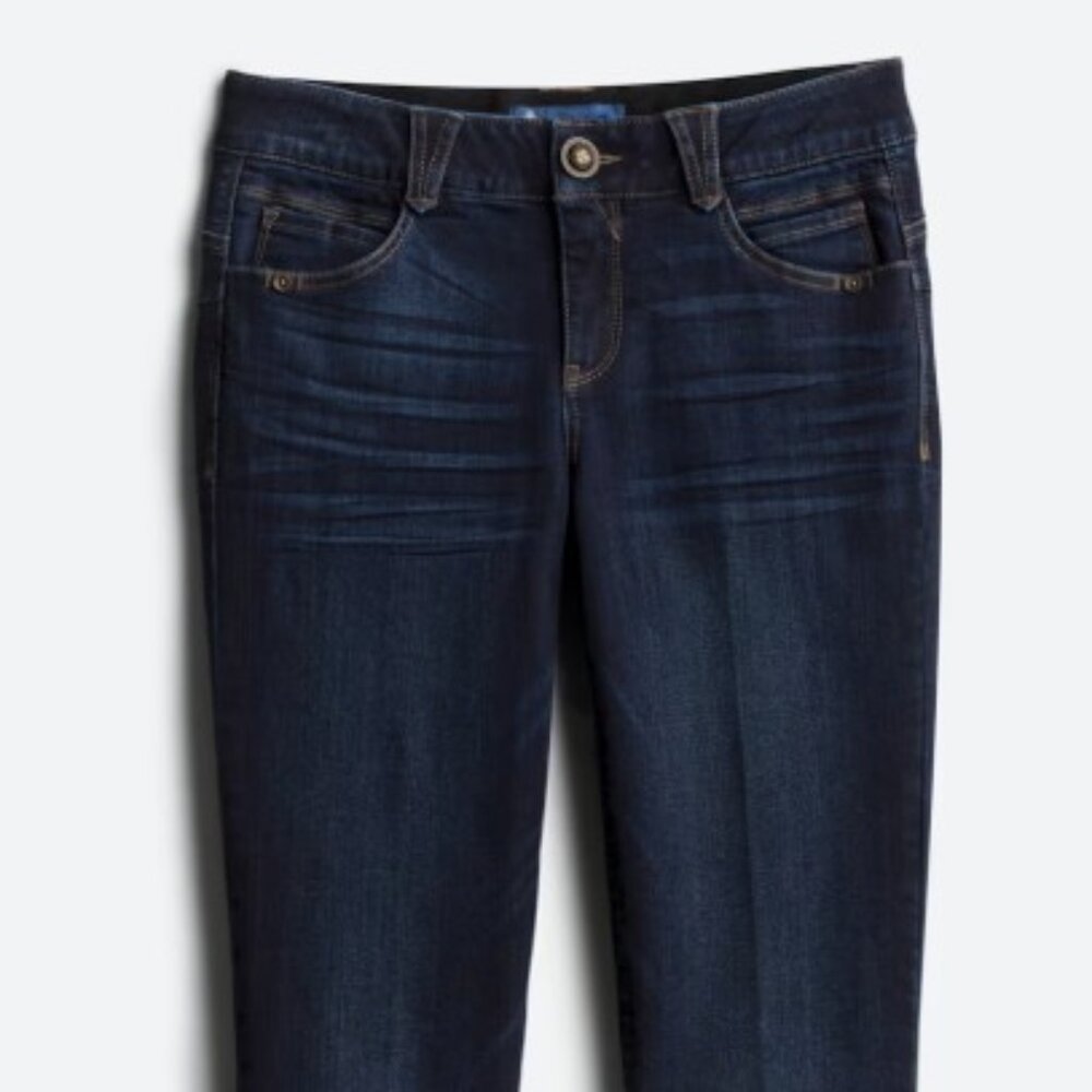 NWOT DEMOCRACY Natalie Ab Solution Straight Leg Jean-Stich Fix 8P - Picture 4 of 5